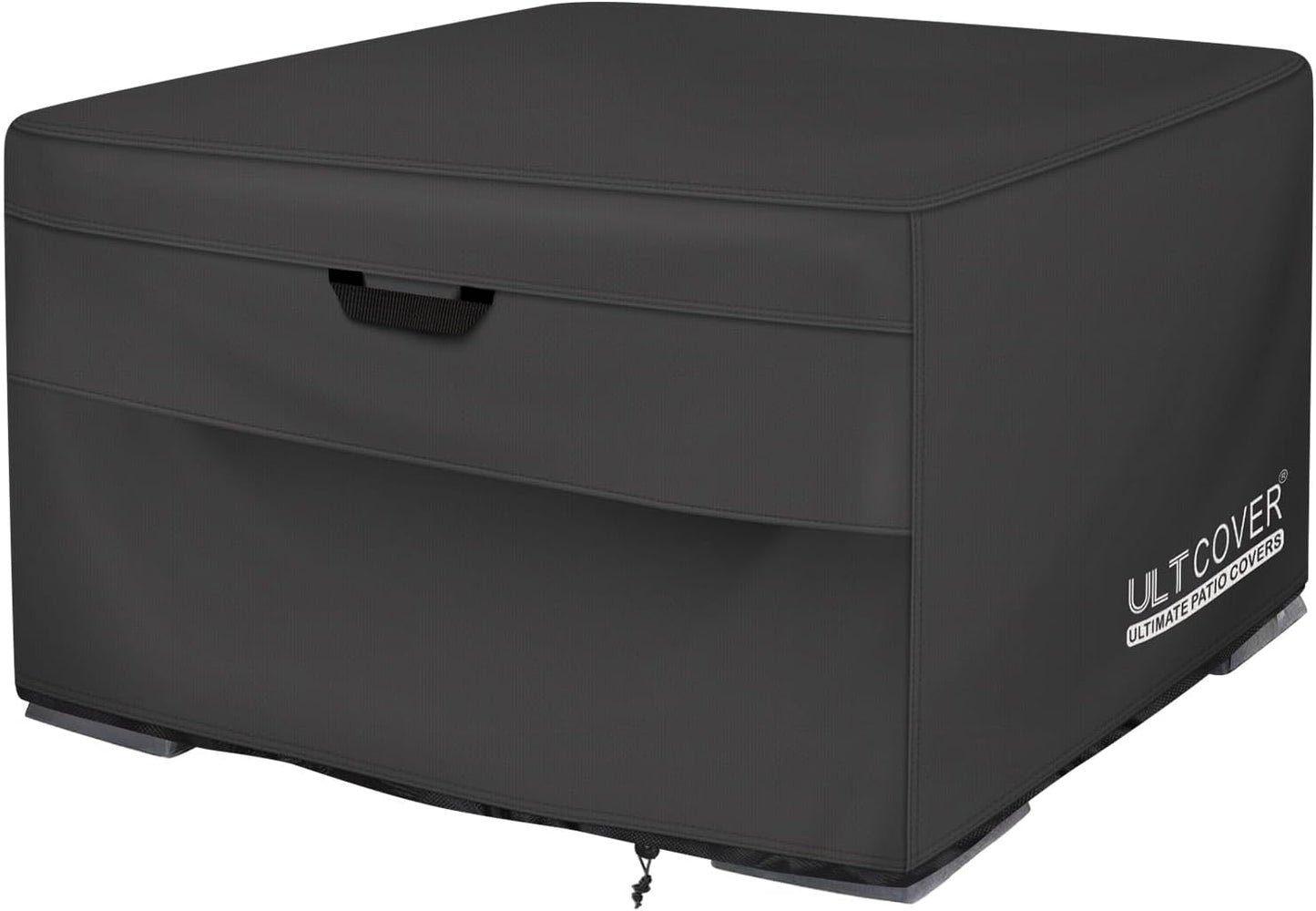 ULTCOVER Patio Fire Pit Table Cover Square 50 inch Outdoor Waterproof Fire Bowl Cover