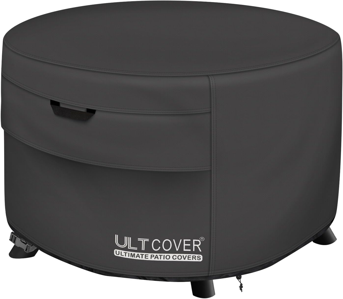 ULTCOVER Patio Fire Pit Table Cover Square 50 inch Outdoor Waterproof Fire Bowl Cover