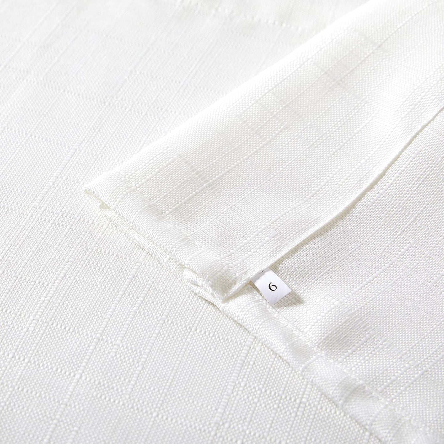 Estmy Boho Cute Christmas Tree Kitchen Curtain, White and Green, 47'W x 36'L, 1PCS